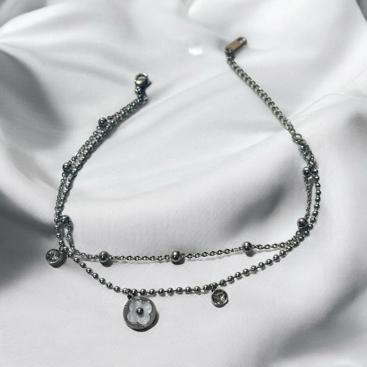 Elegance in Silver Anklet
