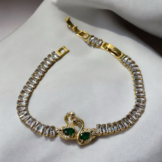 Diamond Heart Elegance Bracelet