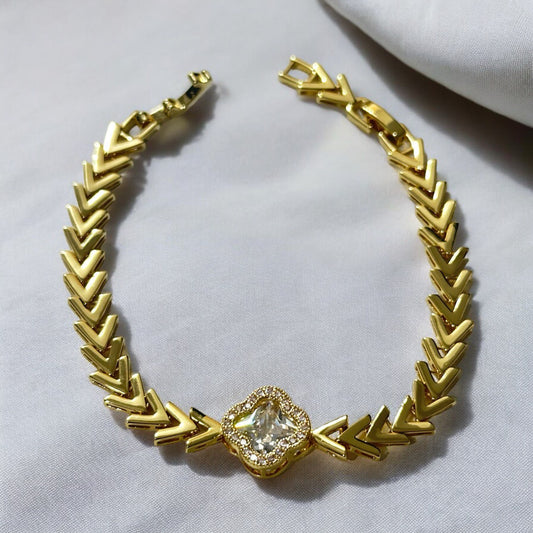 Diamond Luxe Gold Cuff